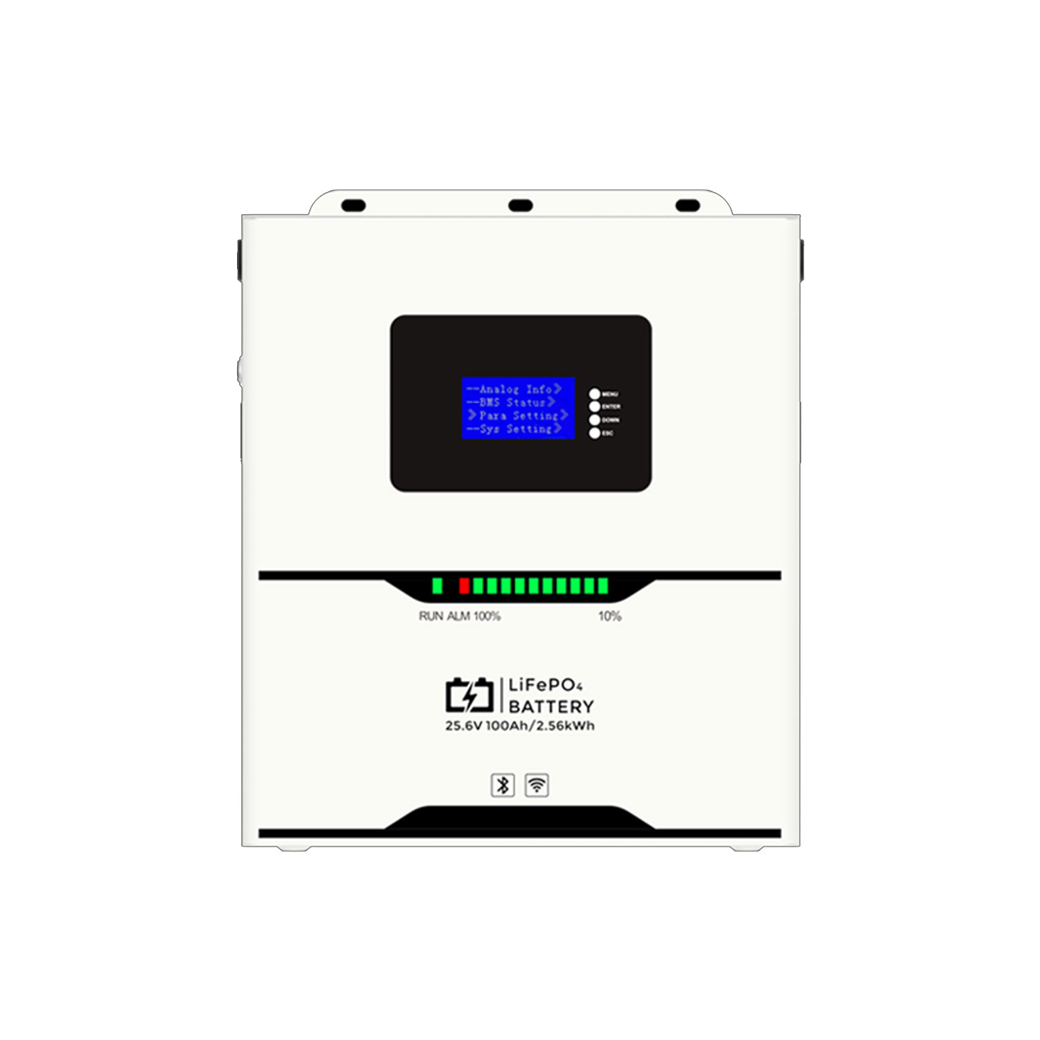 LiFePO4 Battery 25.6V100AH(RT-B2.5KWH-25.6V)
