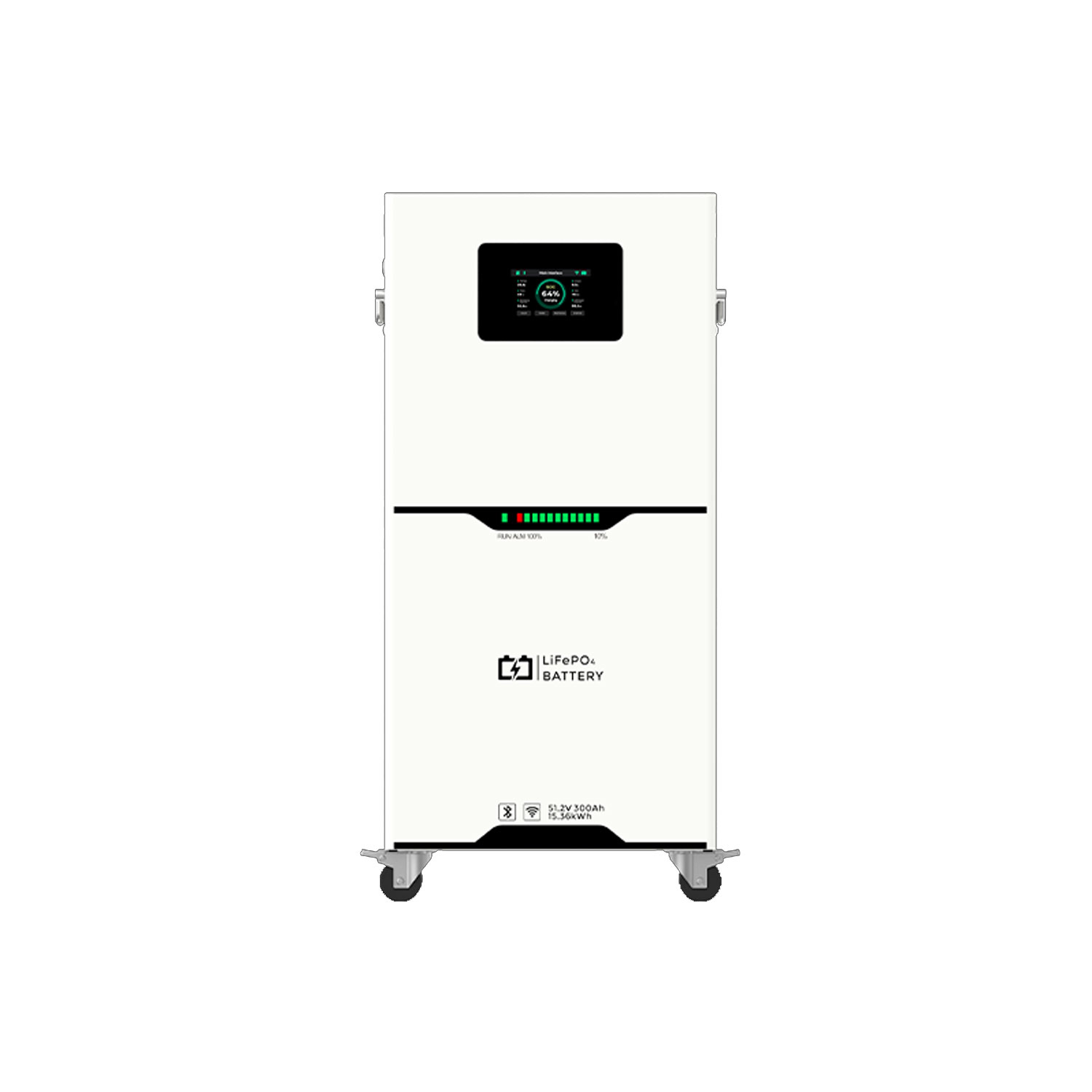 LiFePO4 Battery 51.2V300AH(RT-B15KWH-51.2V)