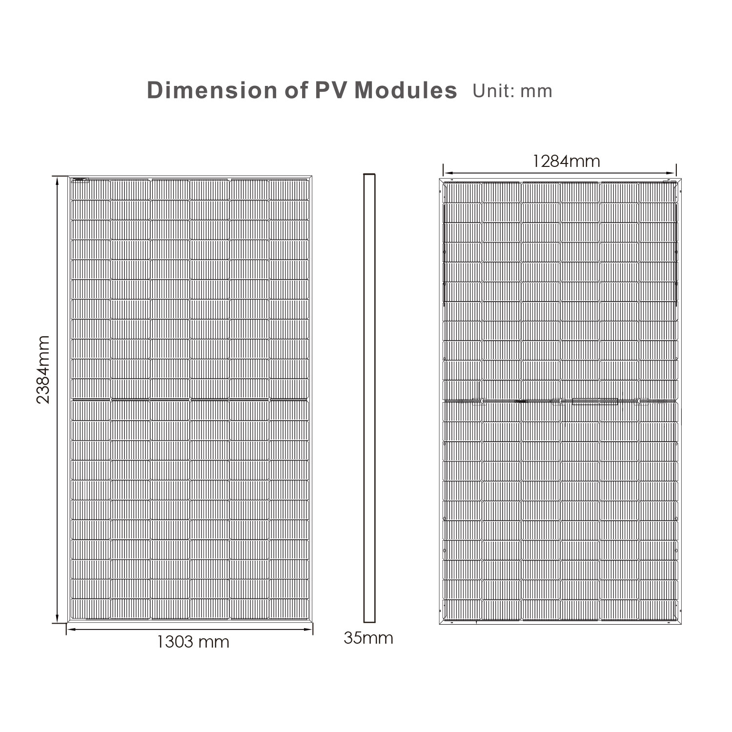 PV Module RT9H-M-DG 132 Cells 700-720W - Image 3